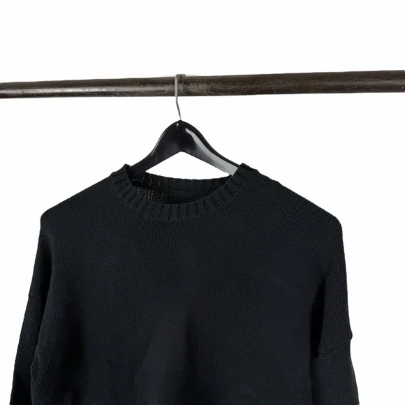 Women’s Y2K UGG Australia Black Knitted Essential Pullover Sweater Size S - Picture 6 of 8